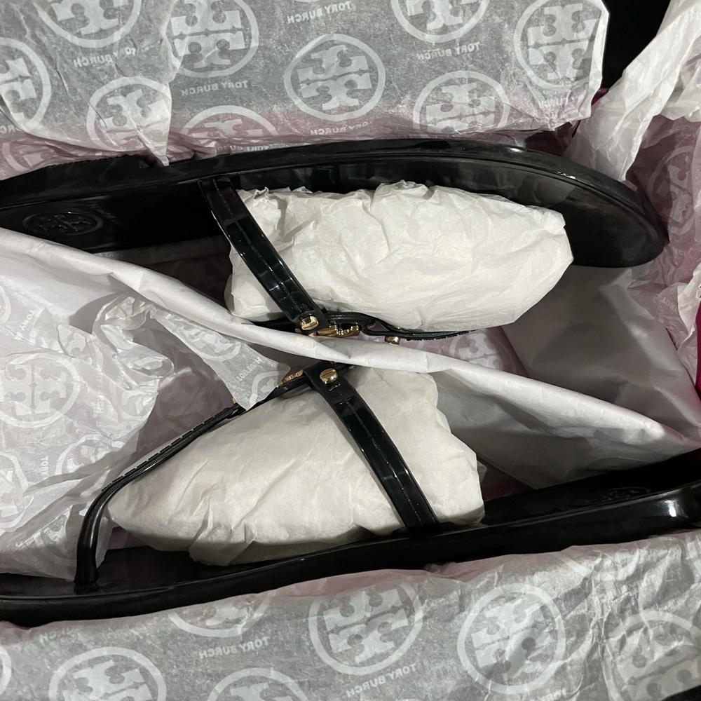 Tory Burch Women's Mini Miller Jelly Flat sandal